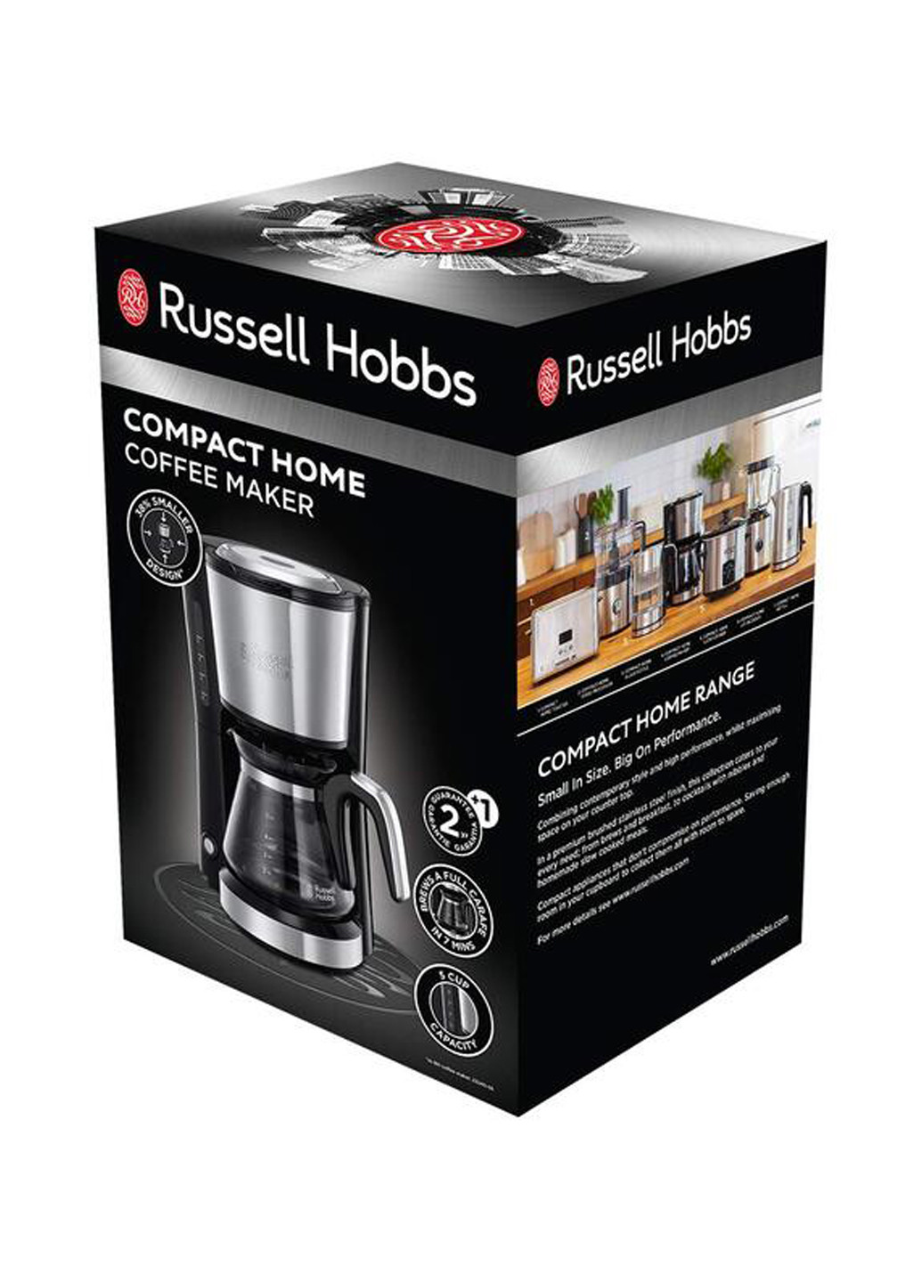 Капельная кофеварка Compact Home Russell Hobbs 24210-56 комбинированная