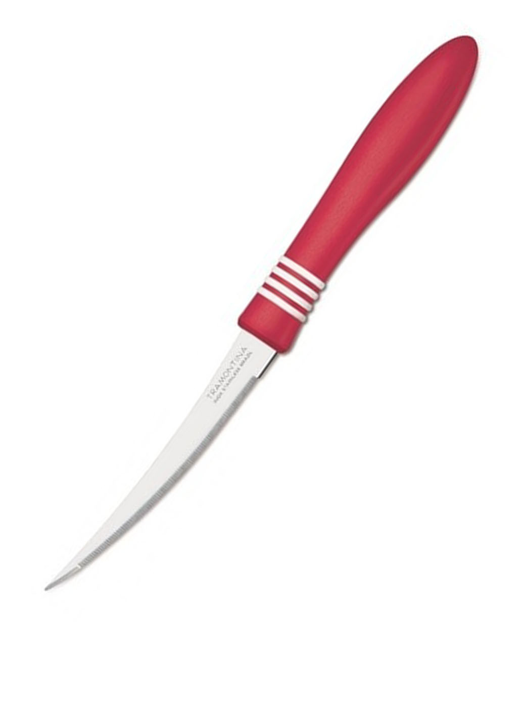 Набор ножей для томатов "COR&COR" (2 шт), 102 мм Tramontina красные,