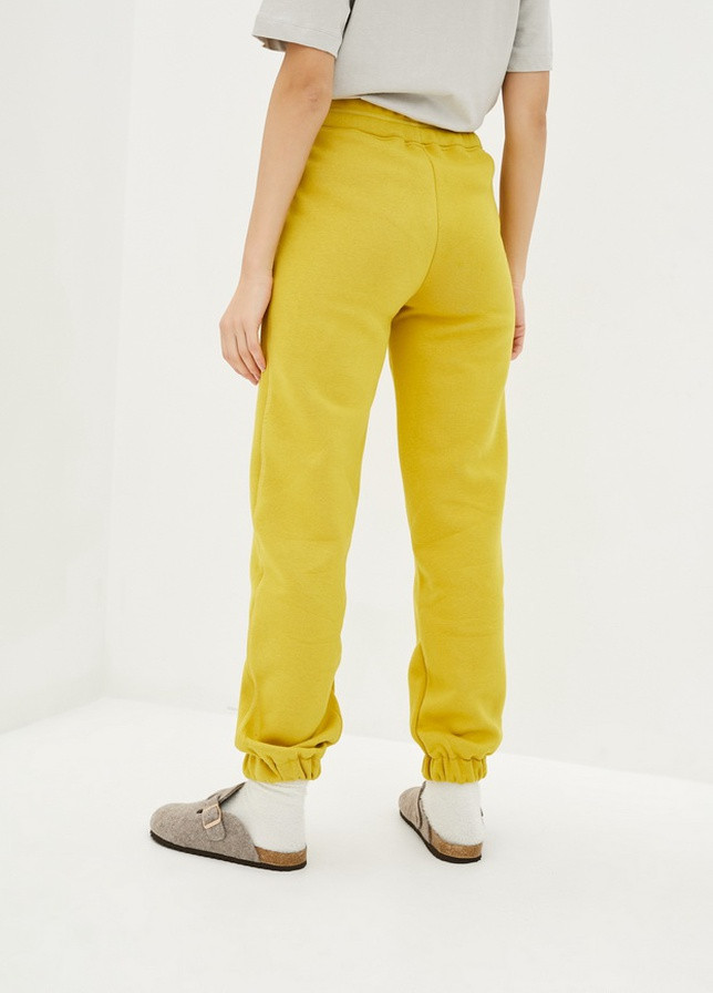 Желтые спортивные демисезонные брюки Forly