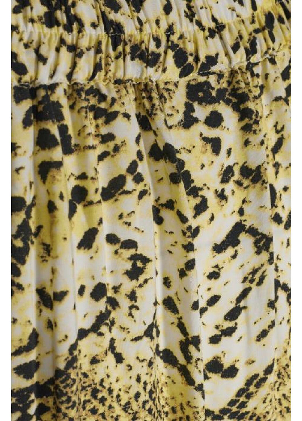 Желтая кэжуал змеиный юбка Kaffe