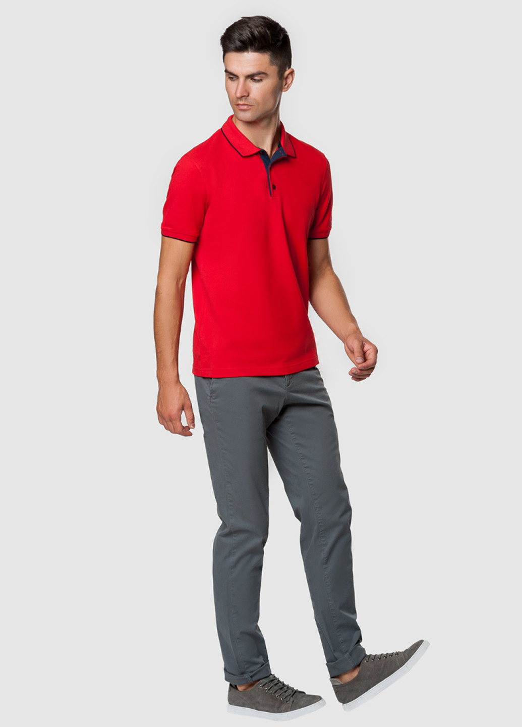Червона футболка поло чоловіча Arber Polo AS-18.1