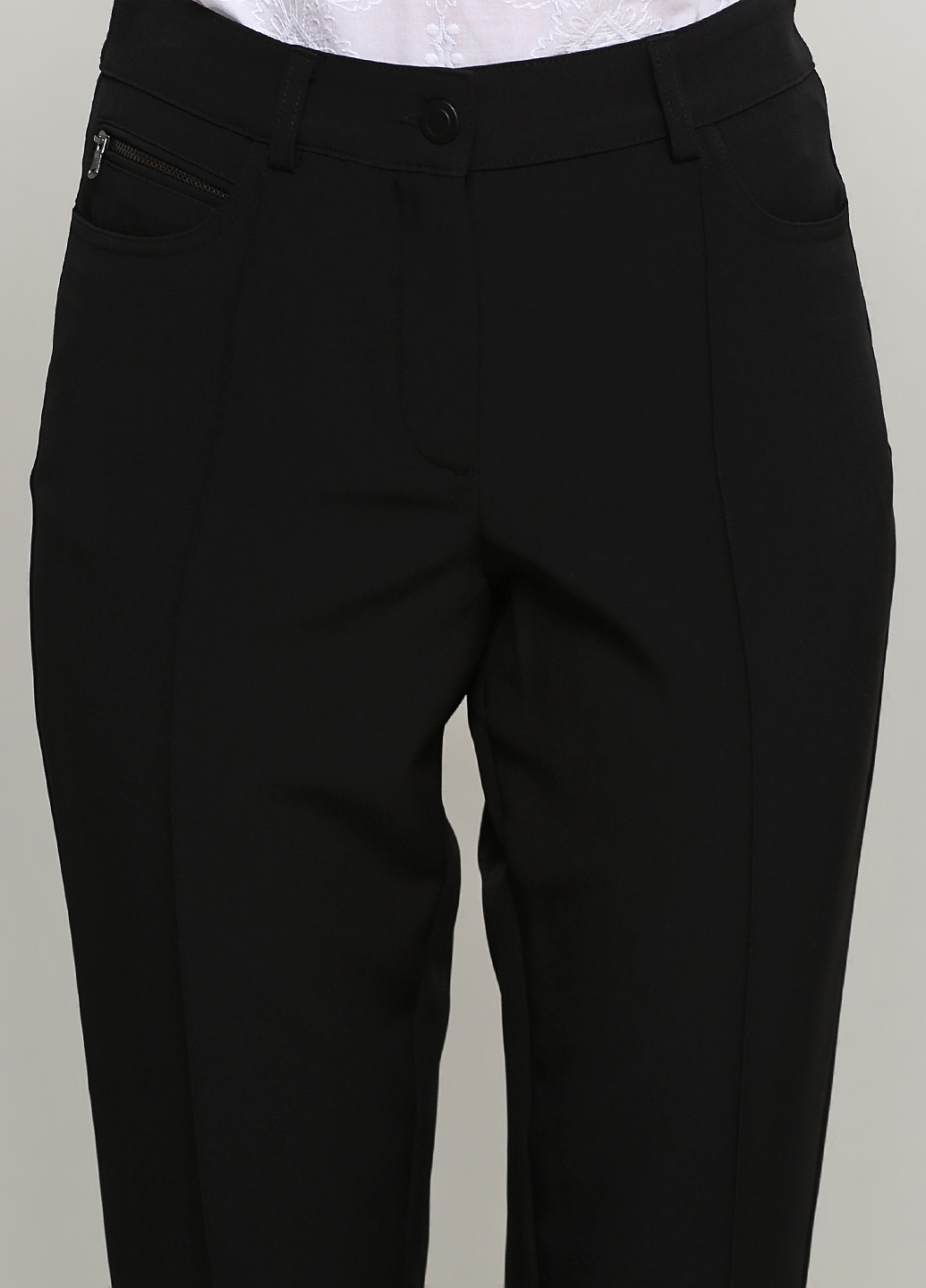 Черные кэжуал демисезонные брюки Share