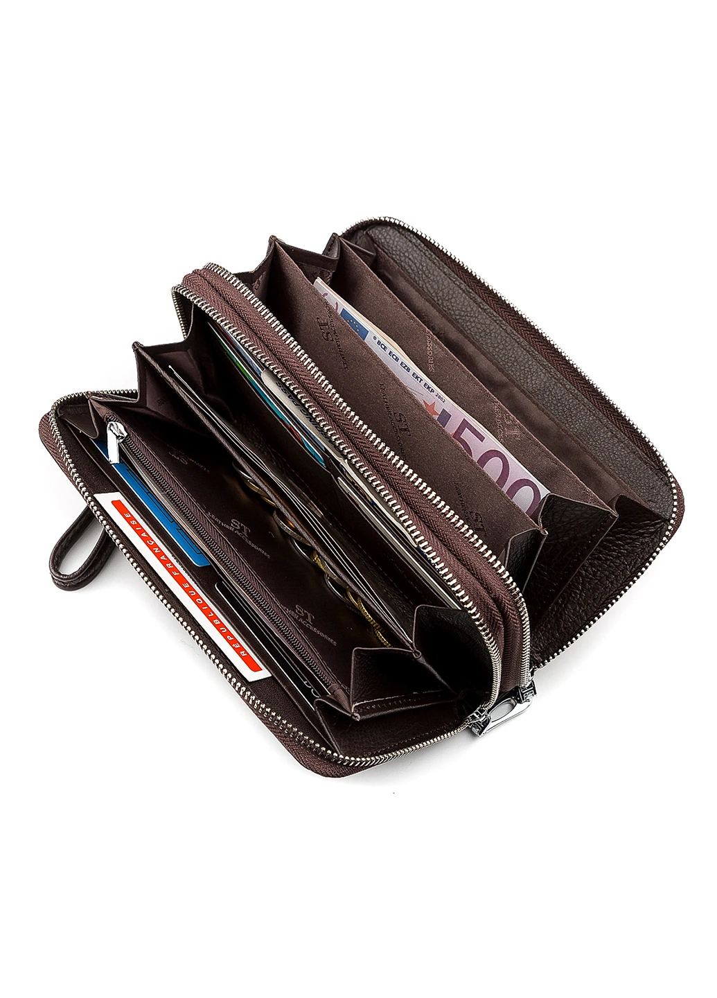Чоловік шкіряний гаманець 20х10,5х4,5 см st leather (229460254)
