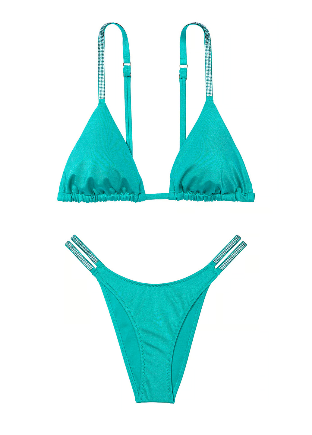 Бірюзовий демісезонний купальник (ліф, трусики) роздільний Victoria's Secret