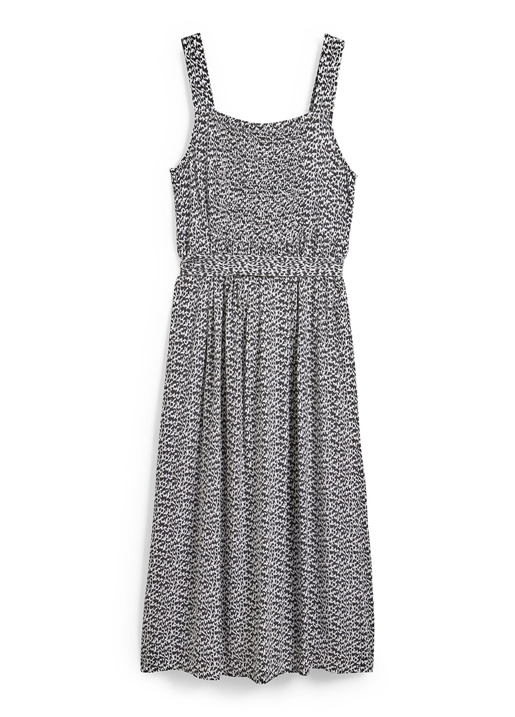 Черно-белое кэжуал платье для беременных C&A с рисунком