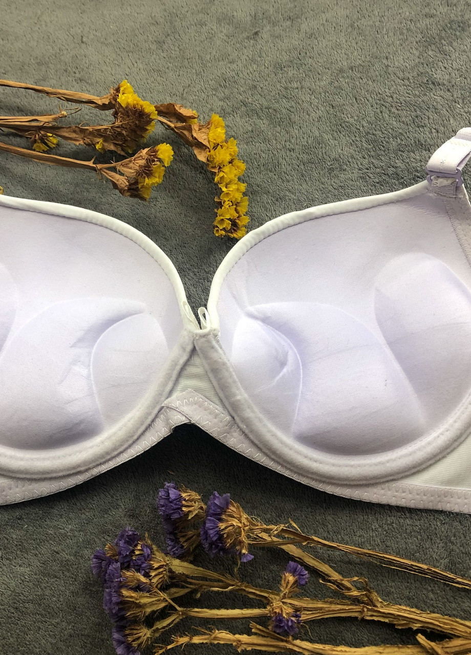 Білий бюстгальтер білий зефір гладкий 3d тройной пуш ап супер 75bc 80bc 85bc гладкий ліфчик з дуже великим пушап No Brand