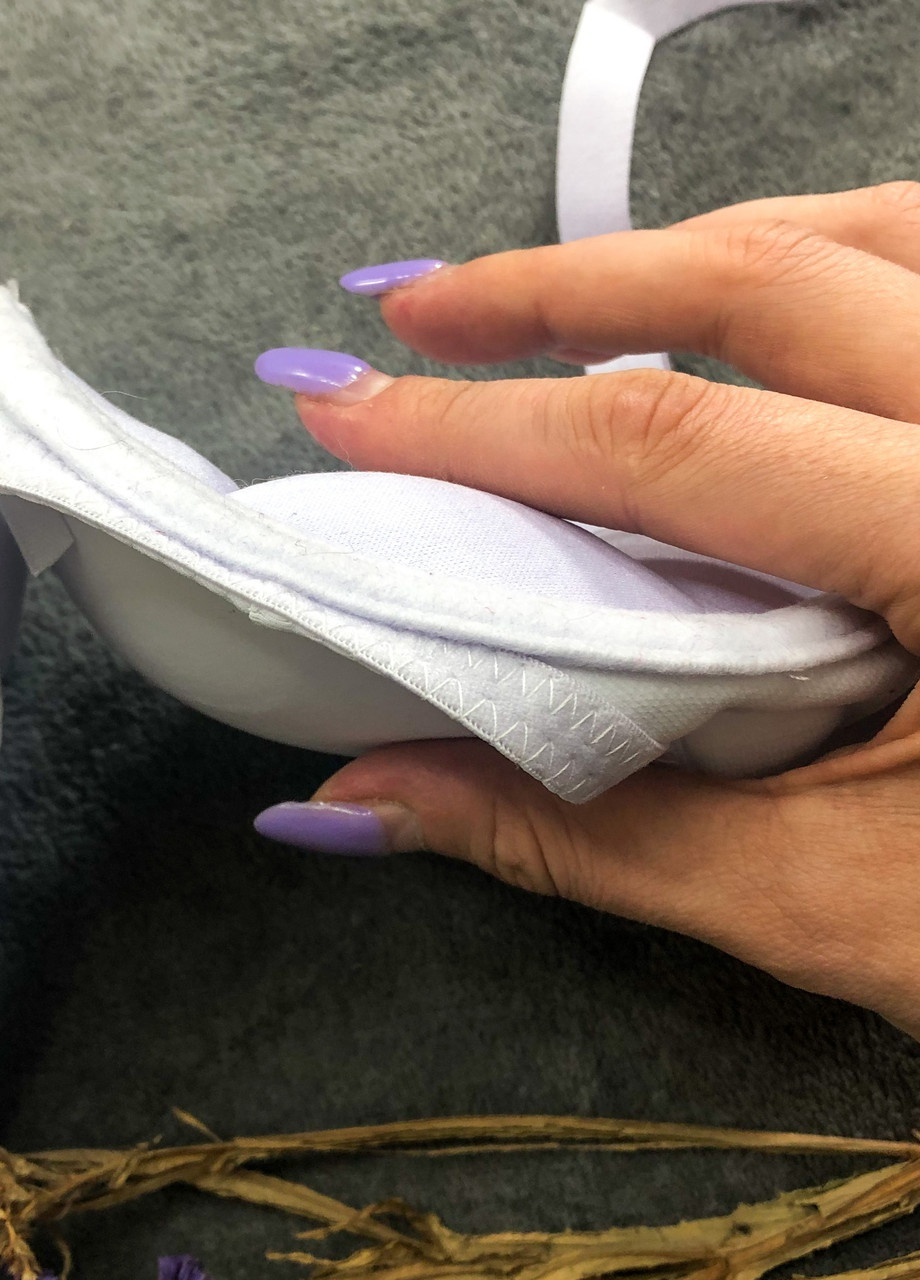 Білий бюстгальтер білий зефір гладкий 3d тройной пуш ап супер 75bc 80bc 85bc гладкий ліфчик з дуже великим пушап No Brand