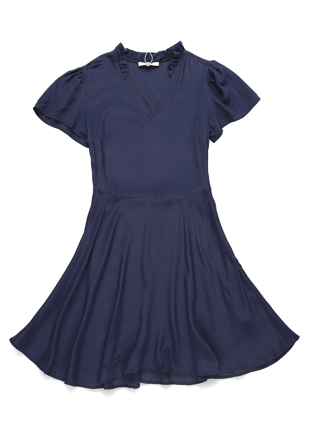 Темно-синее кэжуал платье клеш MINT&BERRY однотонное