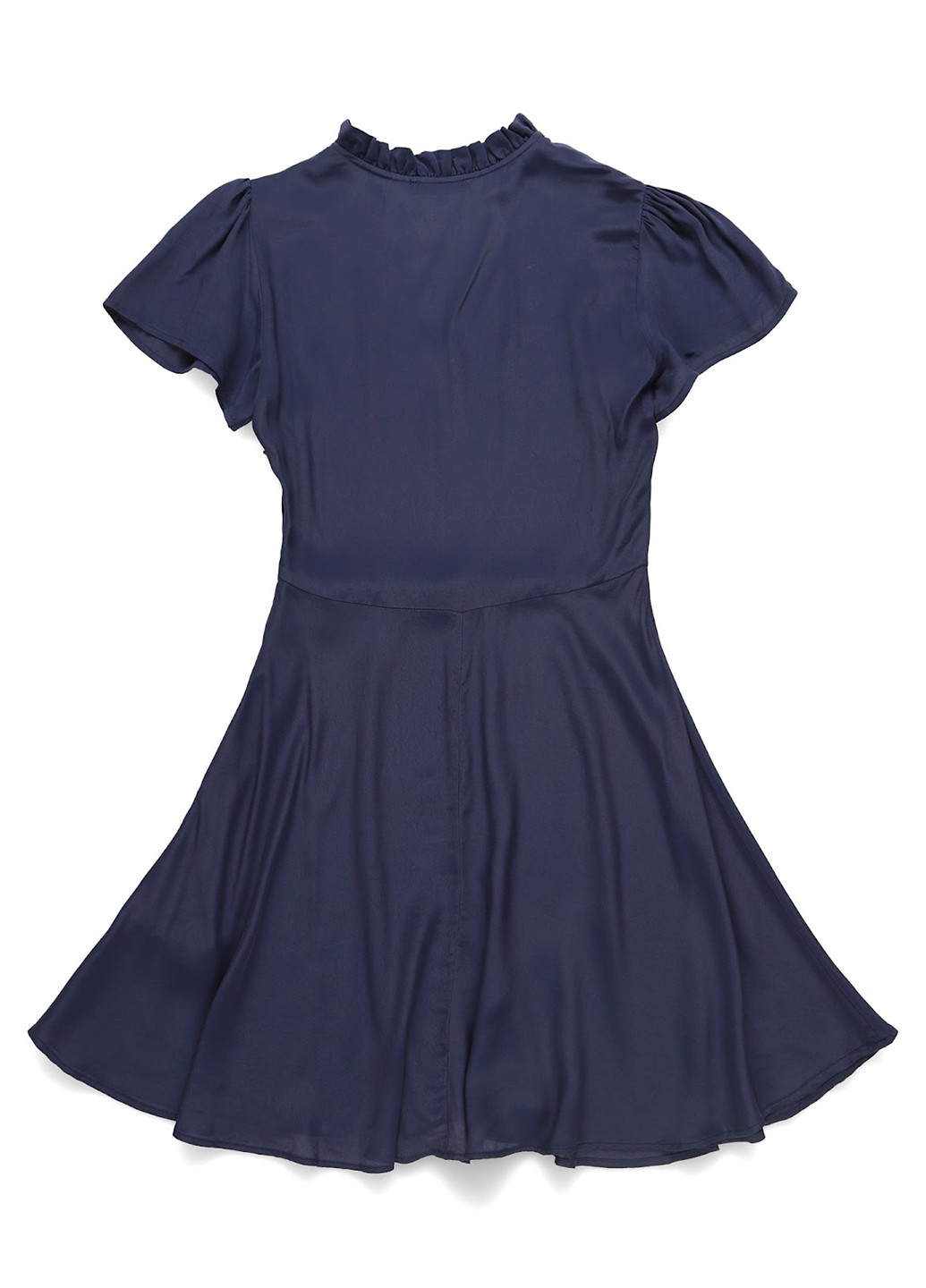 Темно-синее кэжуал платье клеш MINT&BERRY однотонное