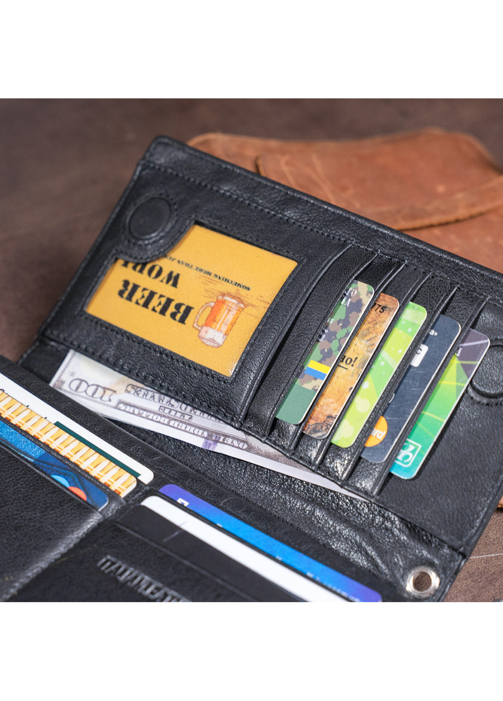 Жіночий шкіряний гаманець 19х9,5х2,5 см st leather (229460509)