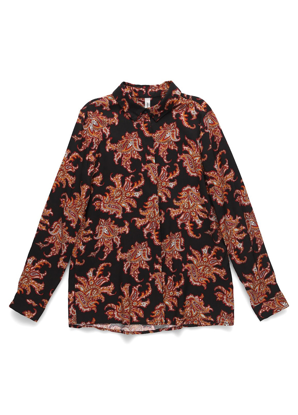 Черная кэжуал рубашка турецкие огурцы Soyaconcept