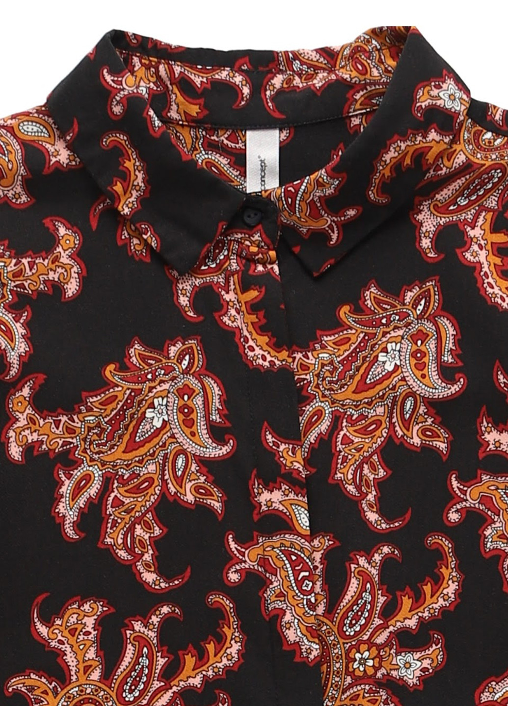 Черная кэжуал рубашка турецкие огурцы Soyaconcept