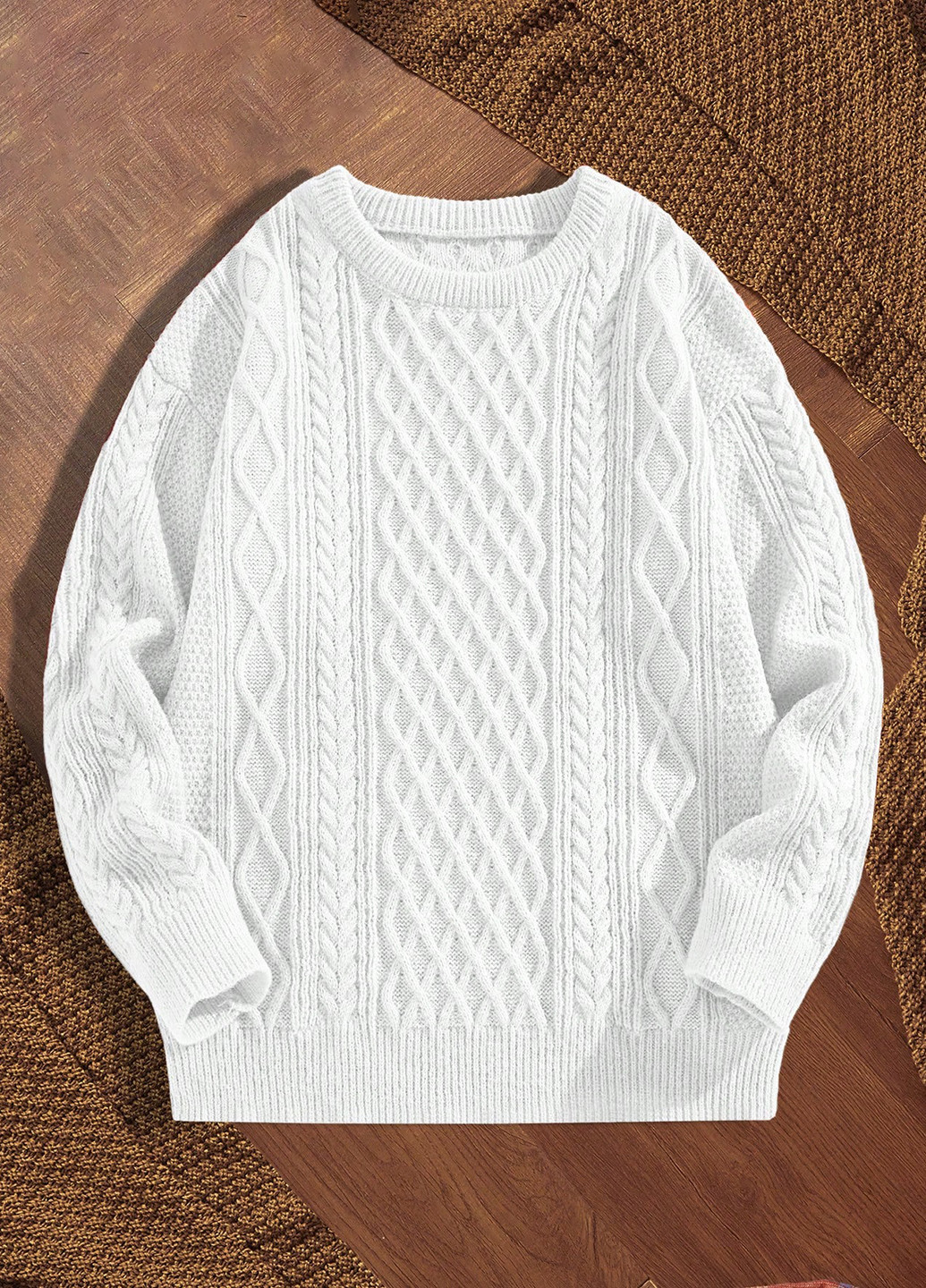 Білий демісезонний джемпер джемпер SHEIN