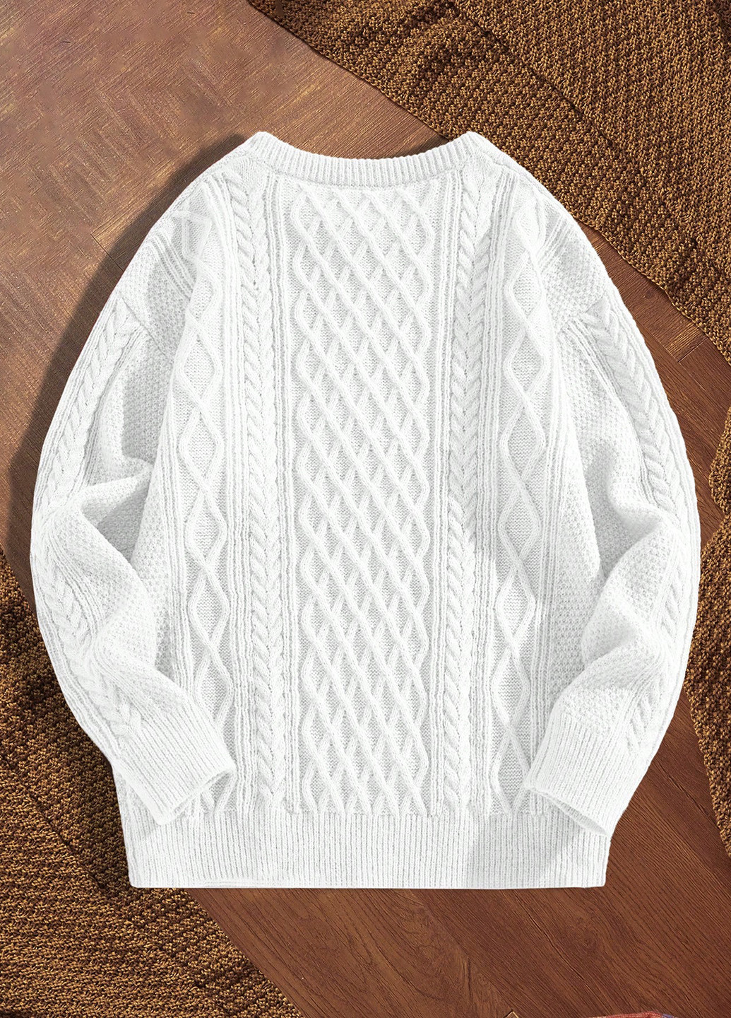 Білий демісезонний джемпер джемпер SHEIN