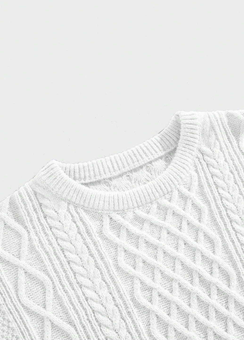 Білий демісезонний джемпер джемпер SHEIN