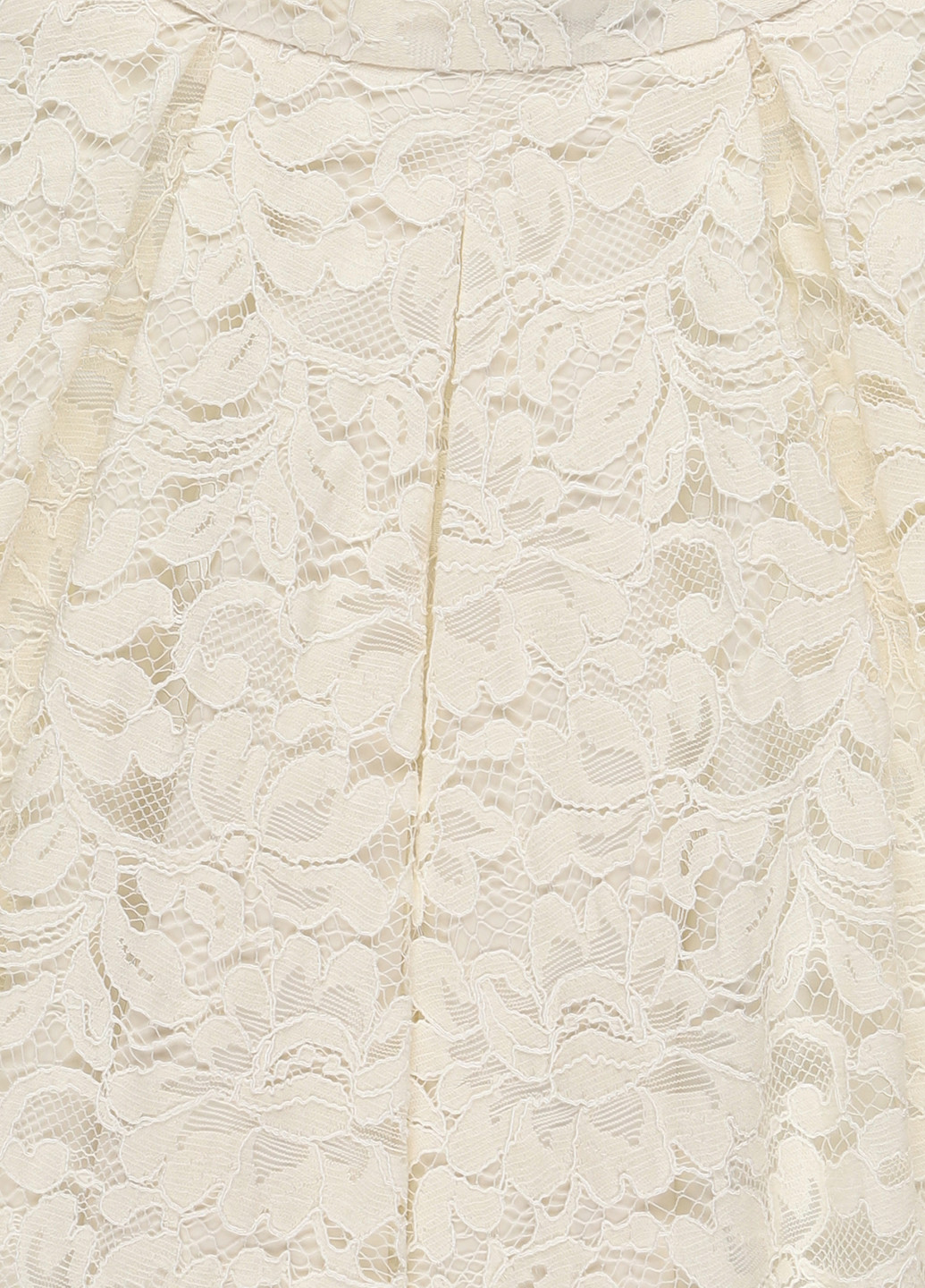 Молочная кэжуал однотонная юбка Set клешированная