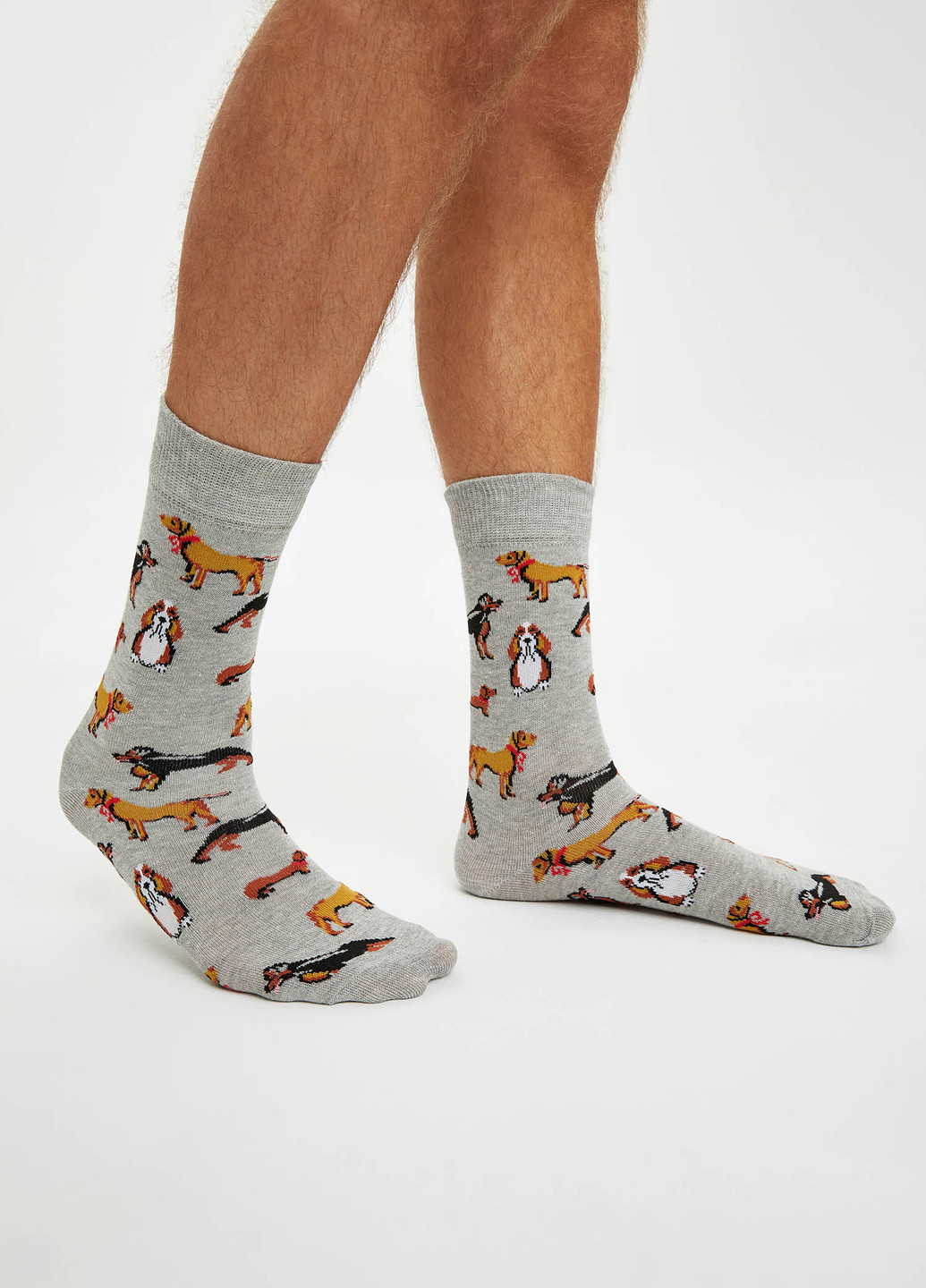 Шкарпетки(2шт) DeFacto сірі повсякденні
