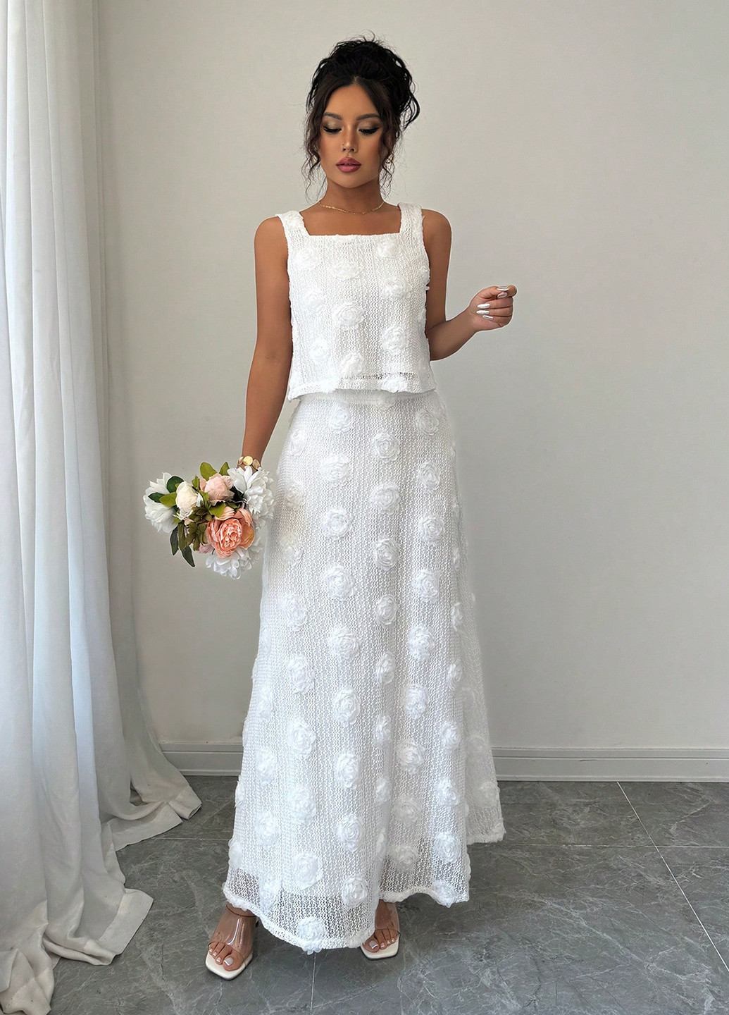 Костюм (блуза, юбка) SHEIN (366090813)