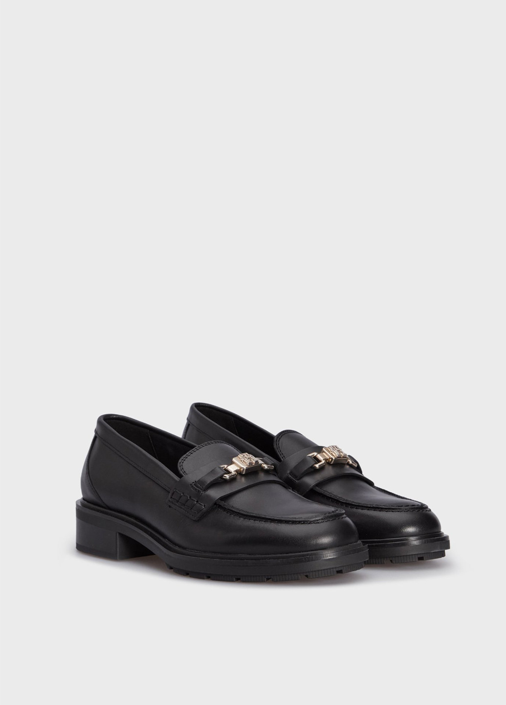 Tommy Hilfiger Туфлі лофери чорний з натуральна шкіра, сша — демісезон (327666568)