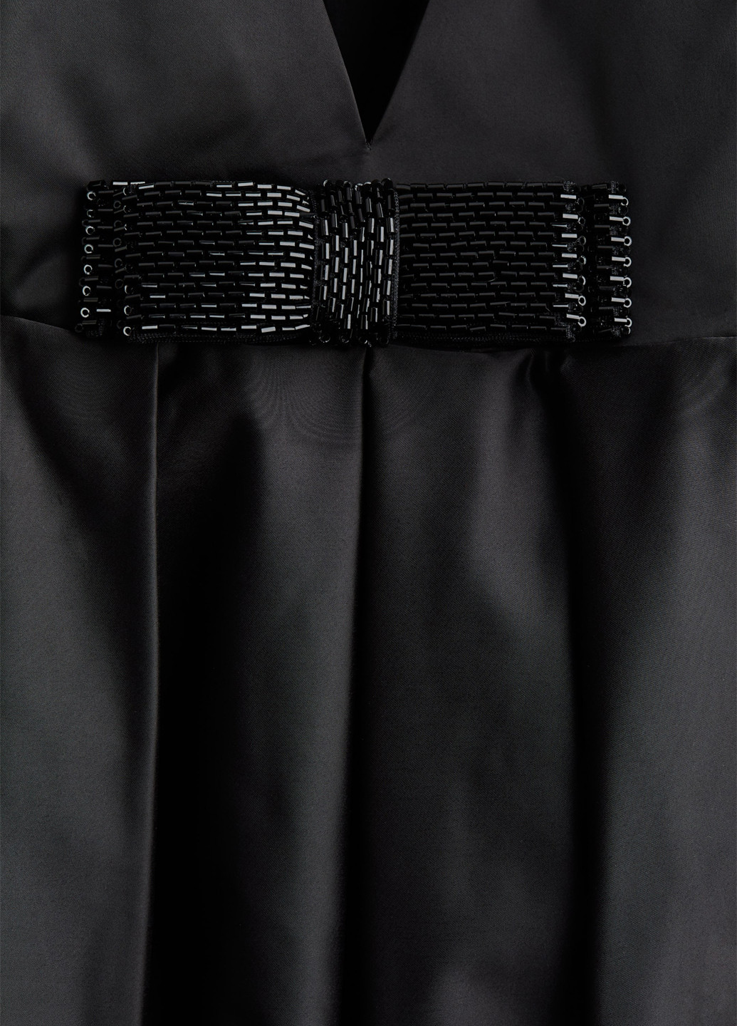 Чорна святковий сукня з спідницею-сонце H&M однотонна