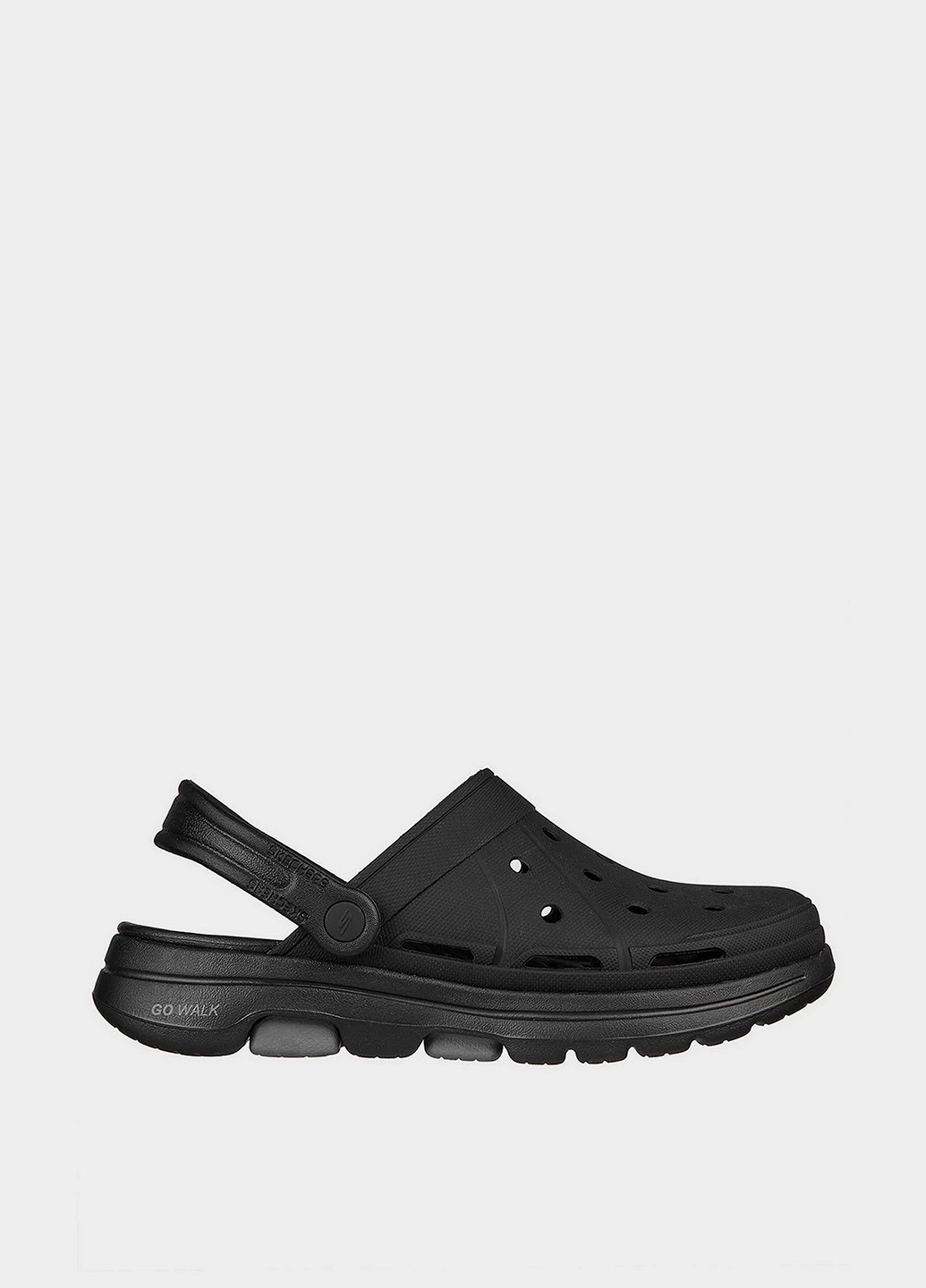 Черные сабо Skechers