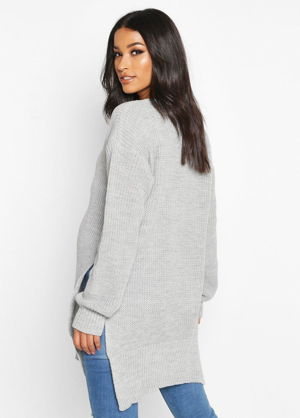 Світло-сірий демісезонний пуловер для вагітних пуловер Boohoo