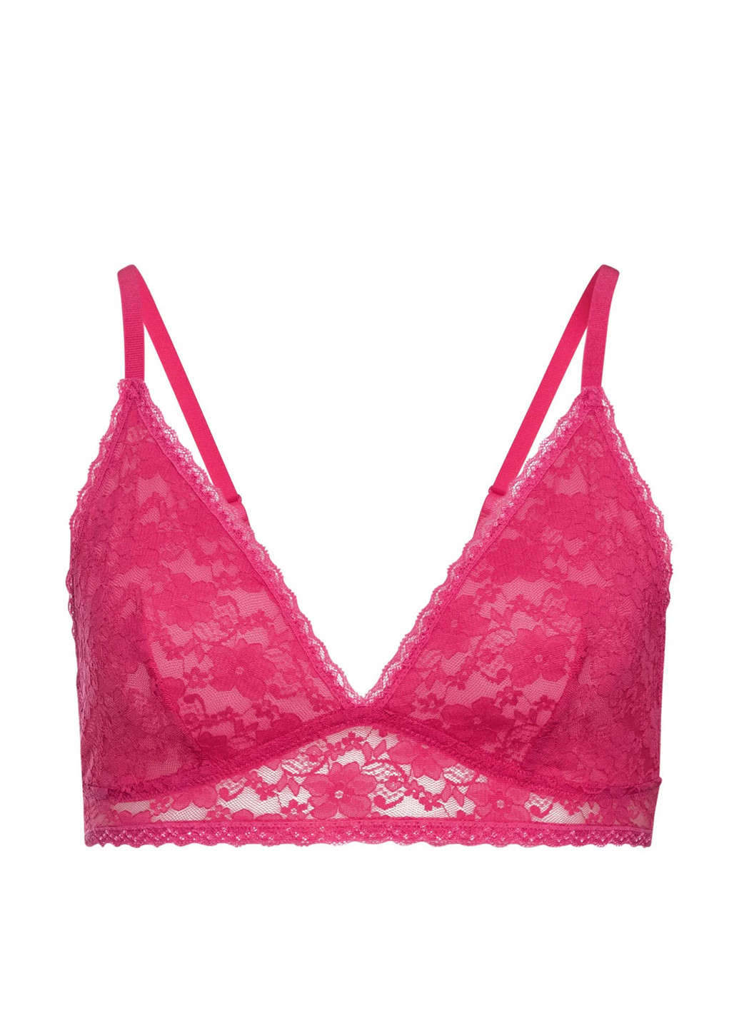 Малиновый бралетт бюстгальтер Esmara без косточек полиамид