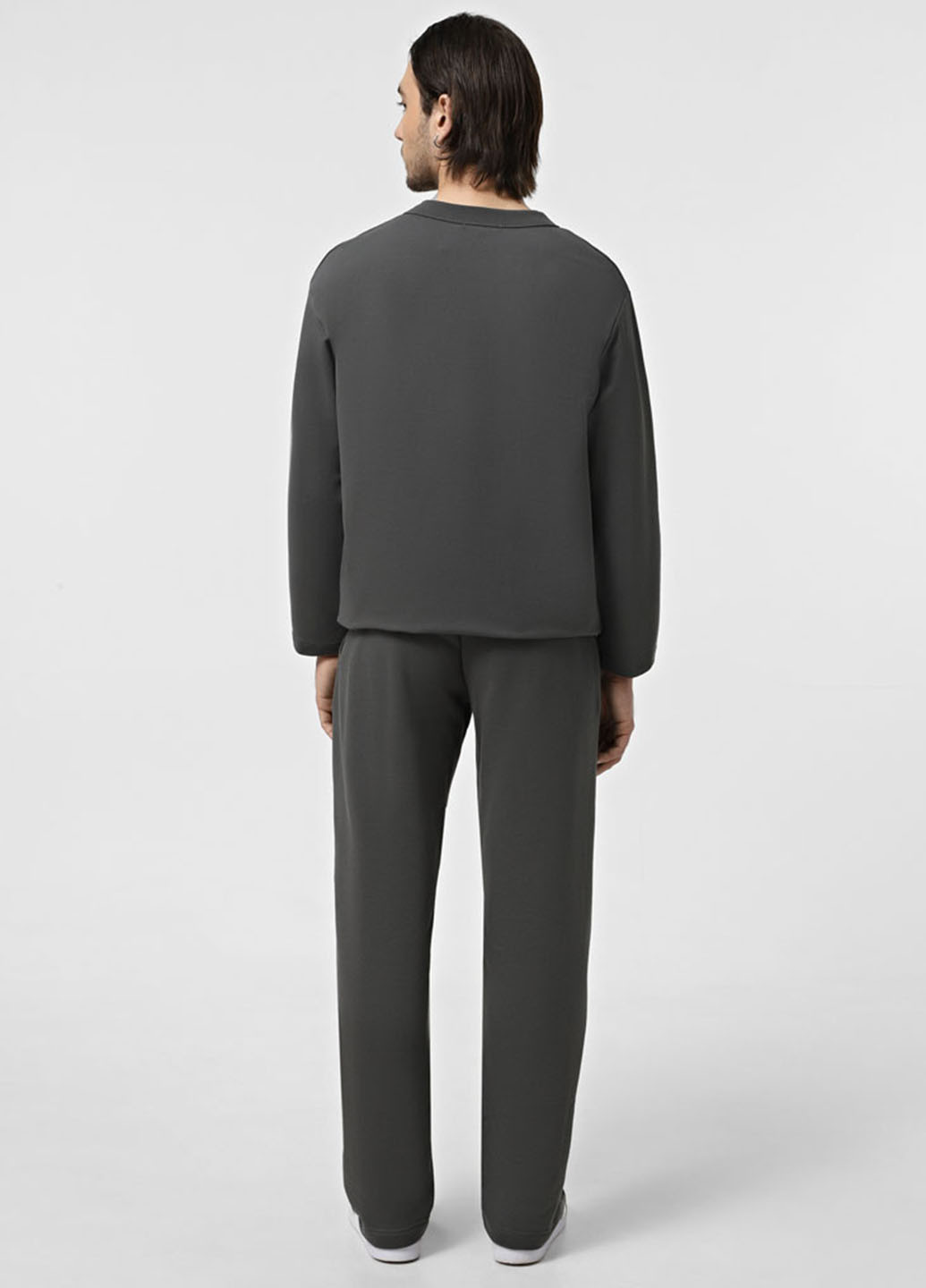 Темно-серые кэжуал, спортивные демисезонные прямые брюки Promin