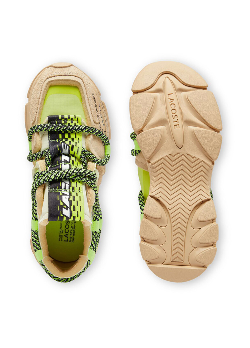 Кросівки Lacoste L003 Runway бежеві демісезони (329629263)