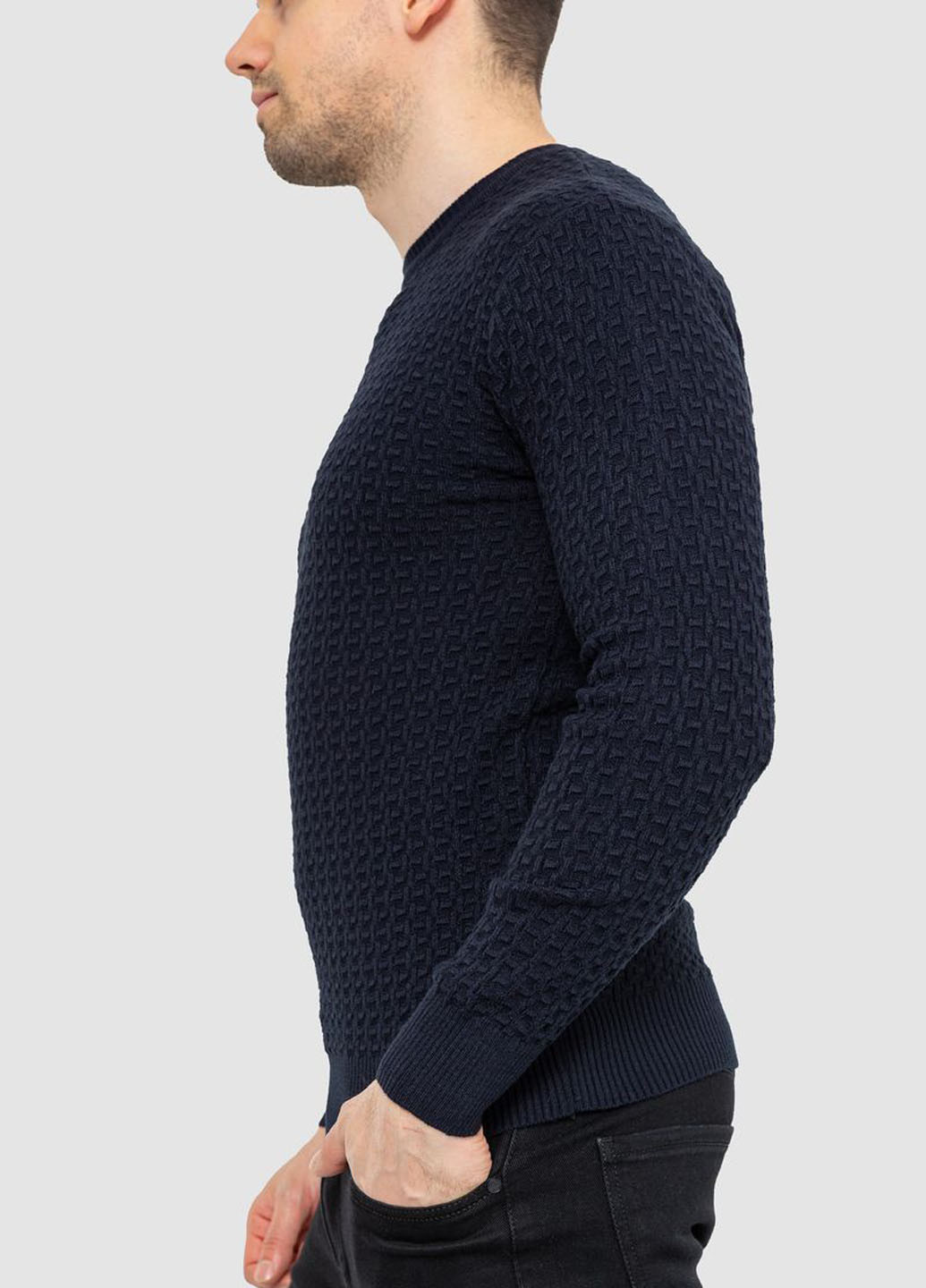 Темно-синій демісезонний светр джемпер Ager