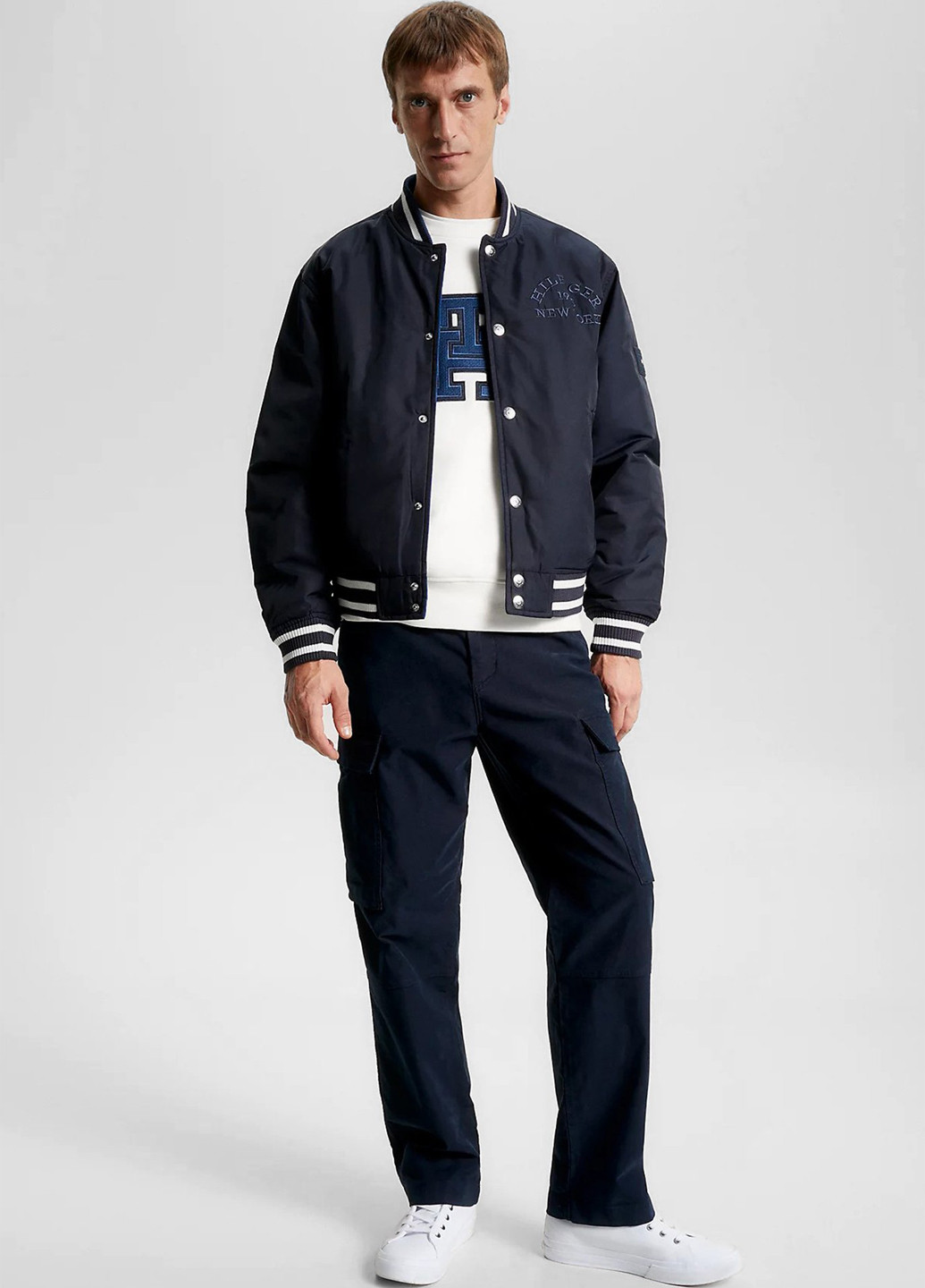 Бомбер двосторонній Tommy Hilfiger пілот (авіатор) на кнопках (328000807)