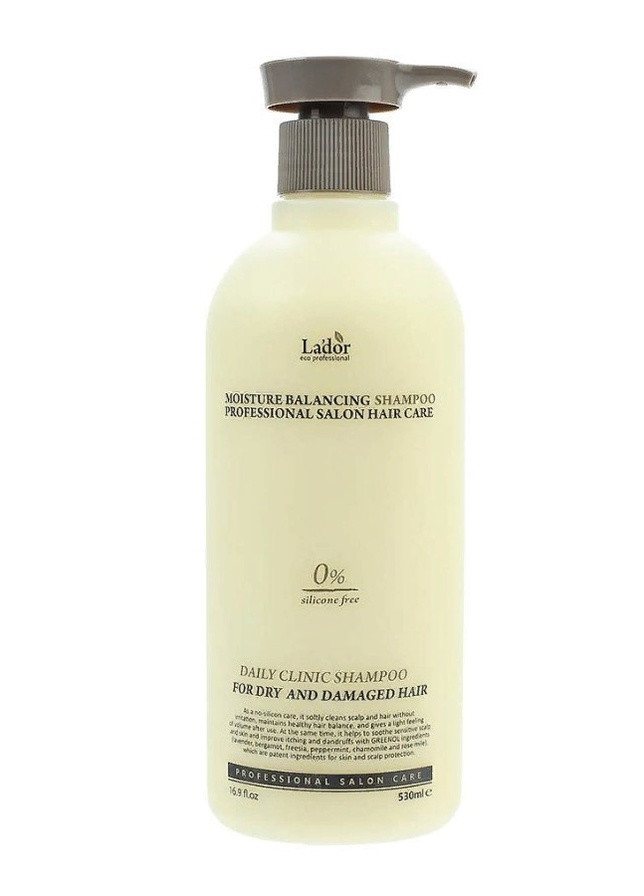 Зволожуючий шампунь для волосся Lador Moisture Balancing Shampoo, 530 мл La'dor (219718947)
