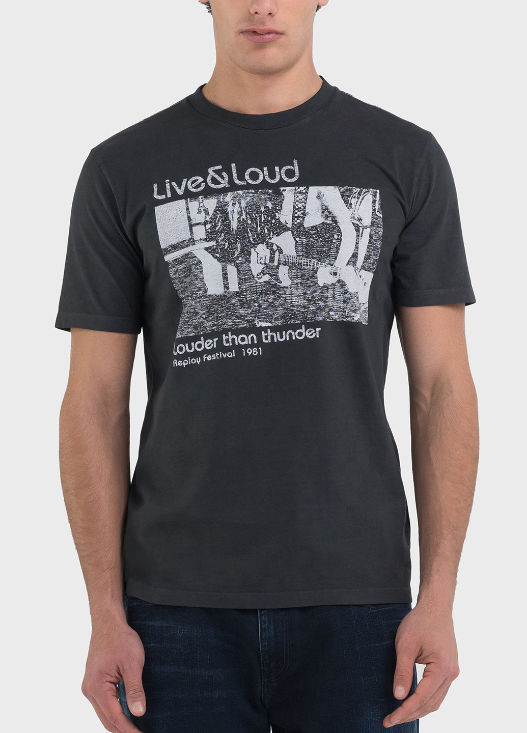 Чорна футболка Replay