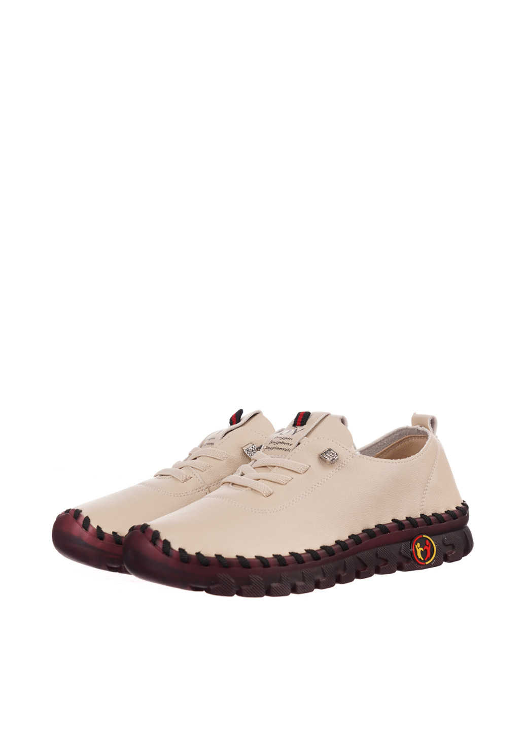 Бежеві еспадрільі VIKA однотонний біла підошва (322766737)