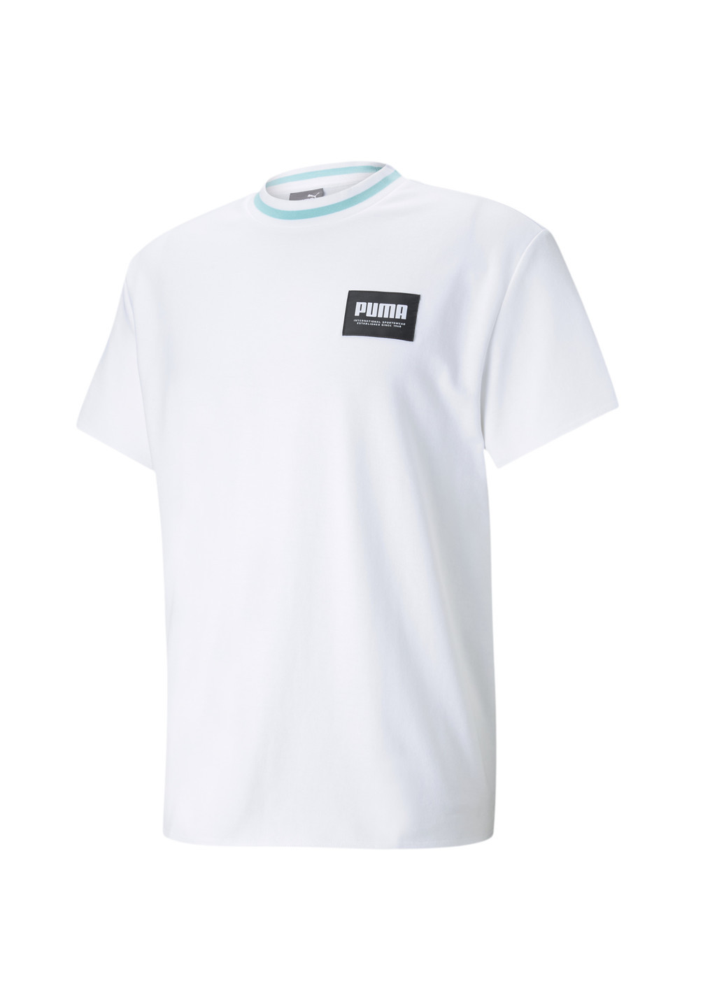 Чорна футболка summer court crew neck men's tee Puma