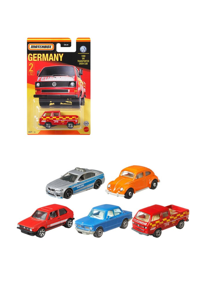 Машинка "Шедеври автопрому Німеччини", в асортименті Matchbox (255597331)