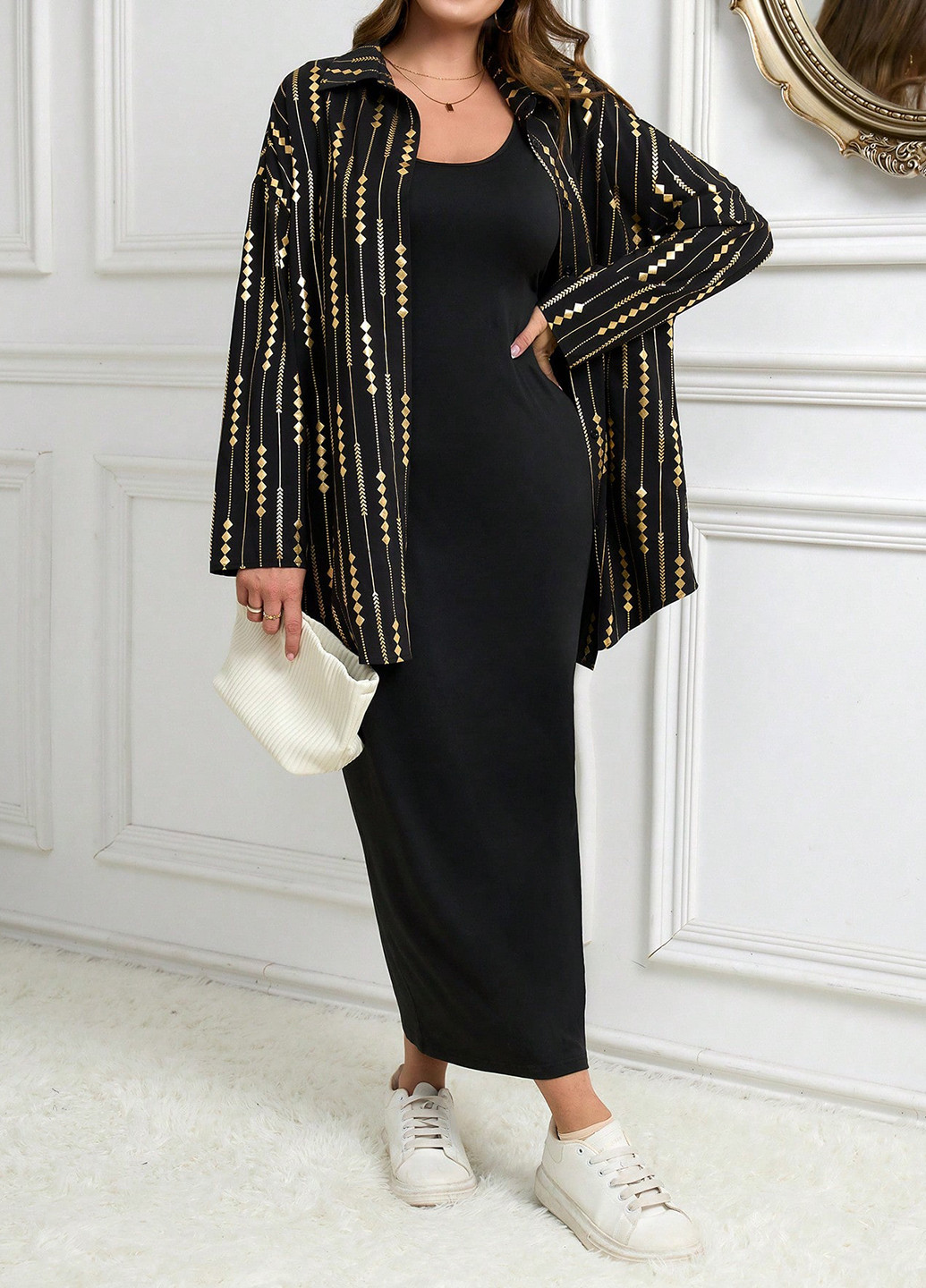 Костюм (жакет, платье) SHEIN (332811142)