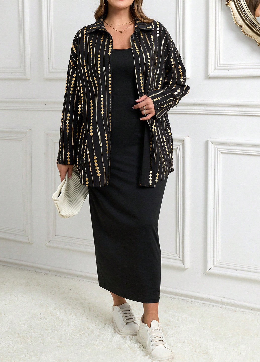 Костюм (жакет, платье) SHEIN (332811142)