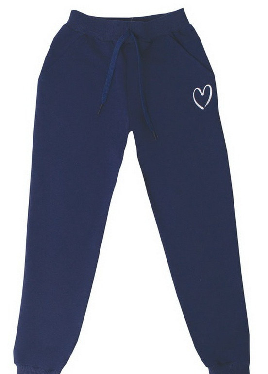 Синие спортивные демисезонные брюки Габби