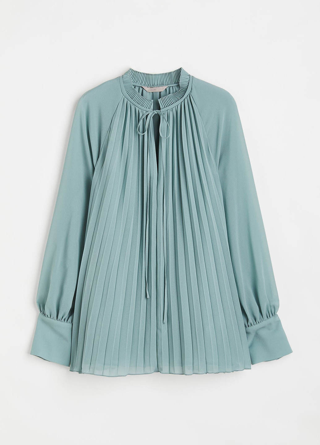 Бирюзовая демисезонная блуза H&M