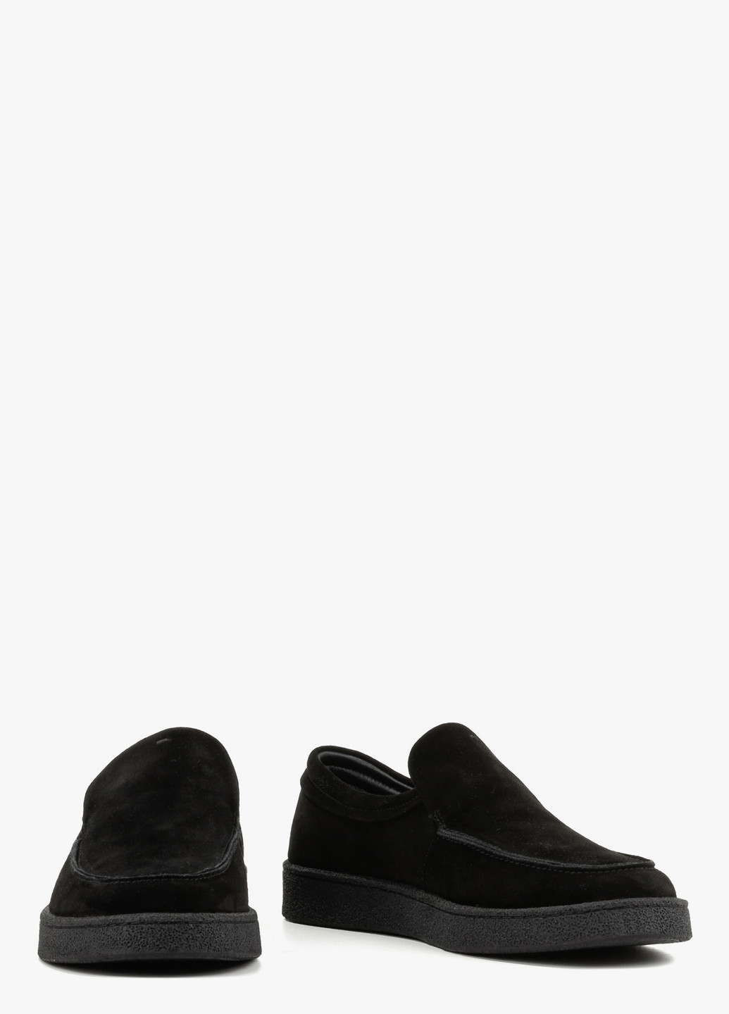 Черные кэжуал туфли Le'BERDES без шнурков