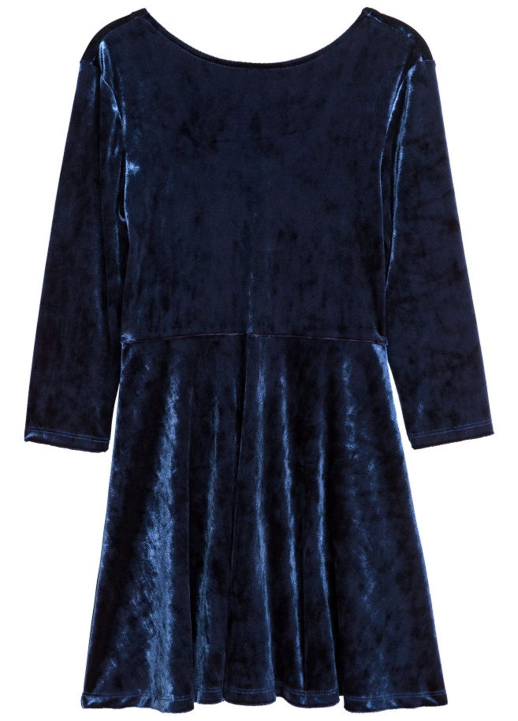 Тёмно-синее платье H&M (118170725)