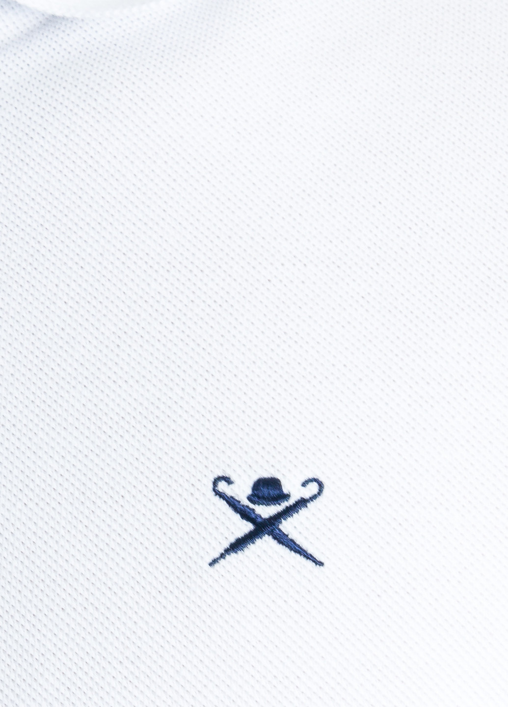 Белая футболка-поло для мужчин Hackett с логотипом