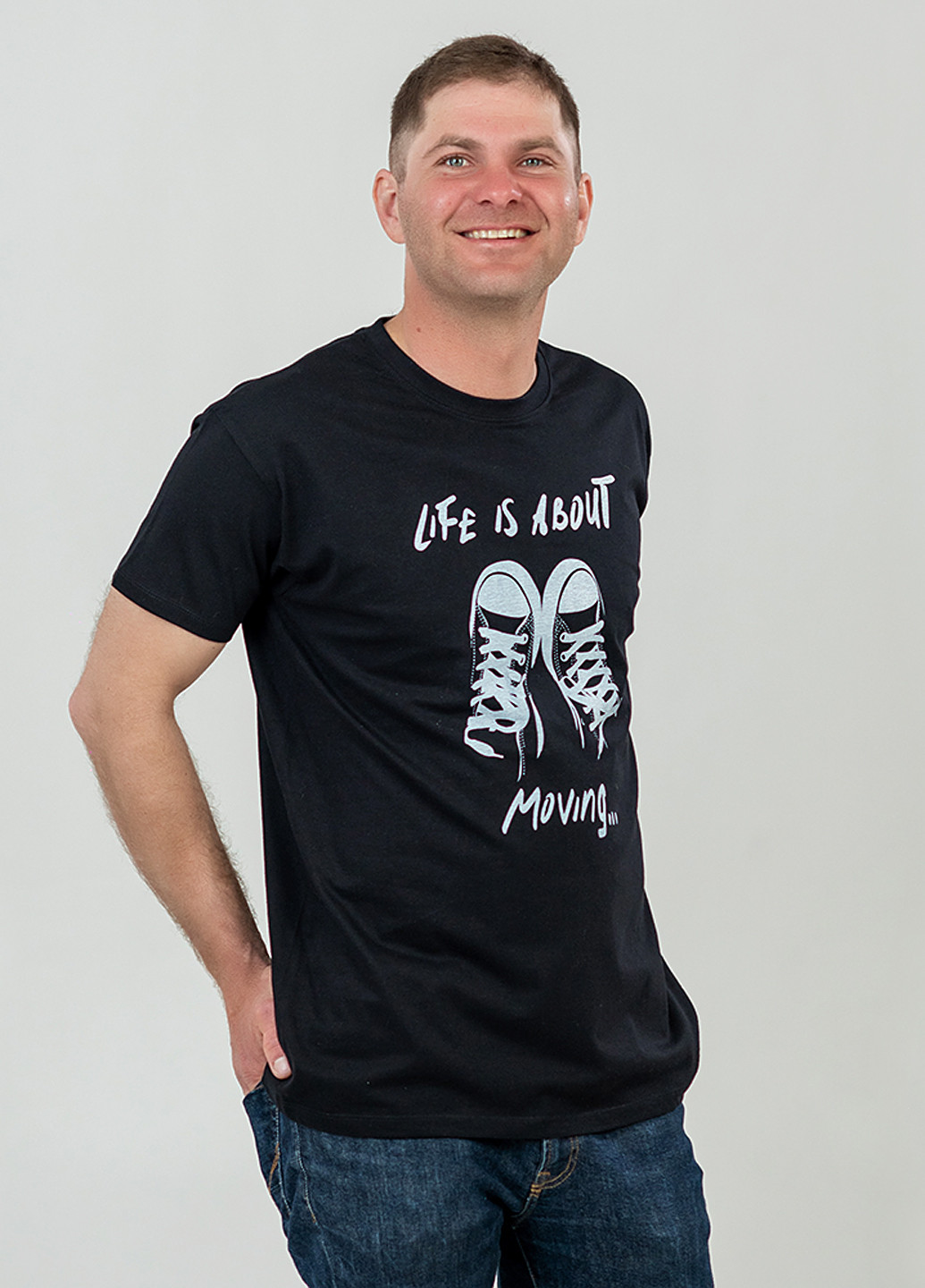 Чорна футболка Sol's