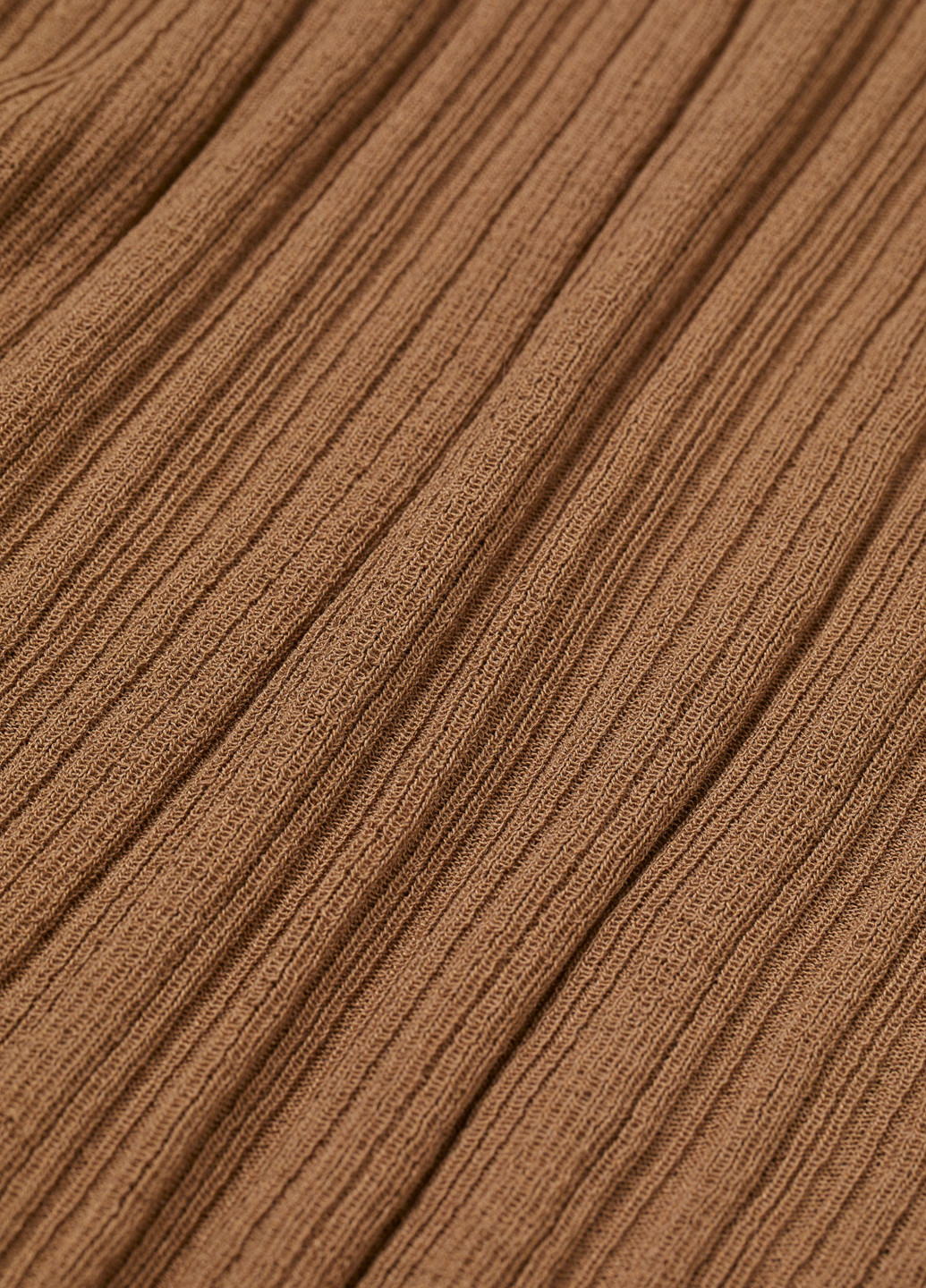 Темно-бежевое кэжуал платье платье-майка H&M однотонное