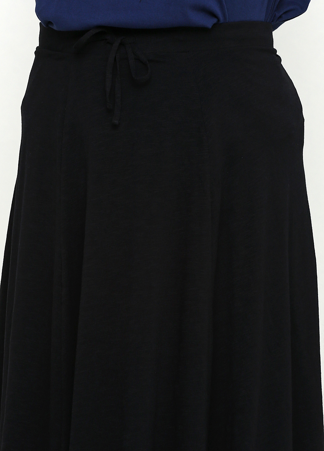 Черная кэжуал однотонная юбка Talbots клешированная