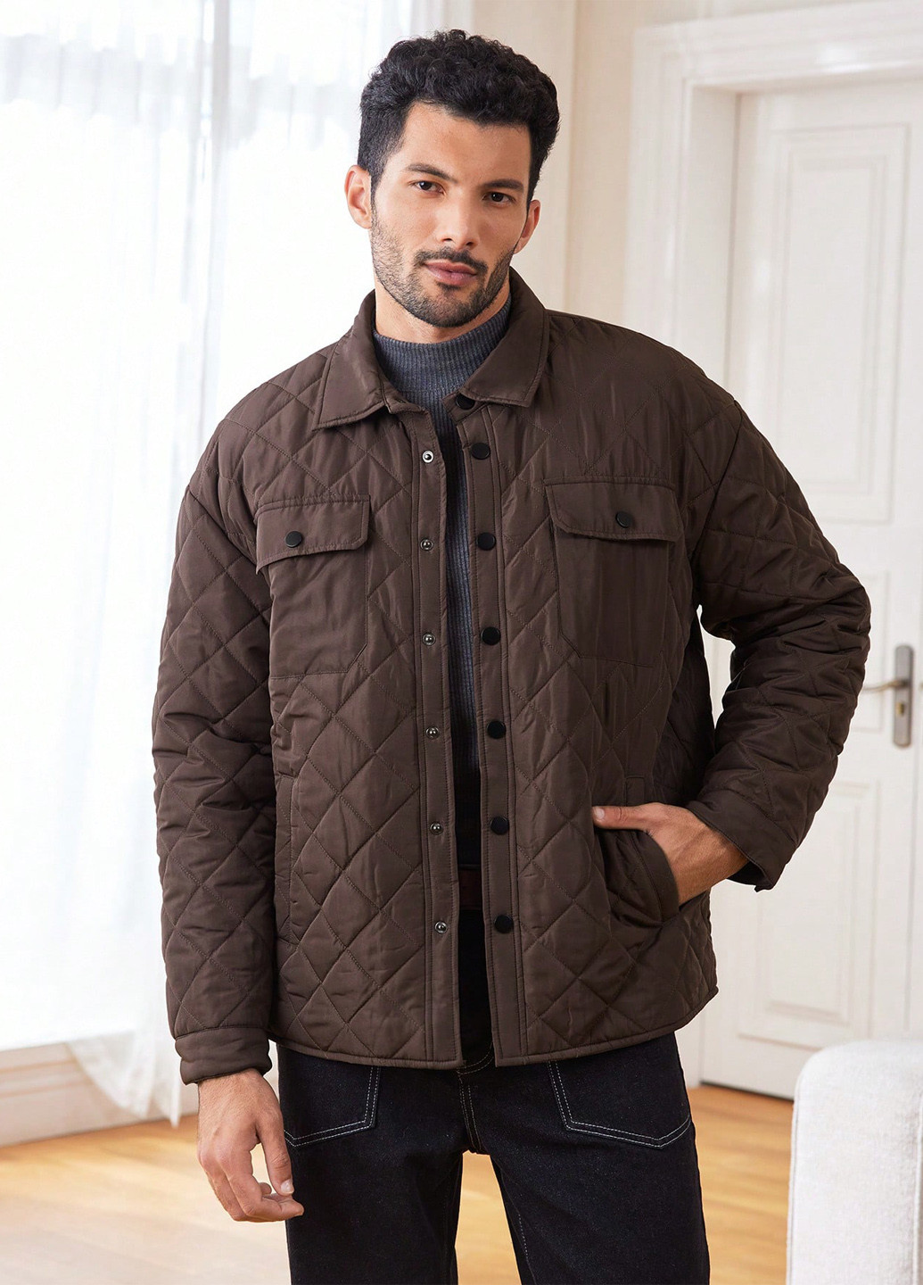 Куртка-рубашка SHEIN (339855263)