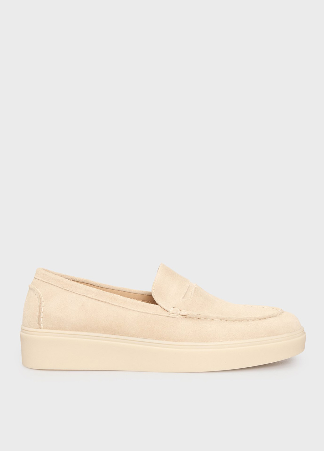 PRPY Туфлі лофери бежевий з натуральна замша, китай — демісезон (334684272)