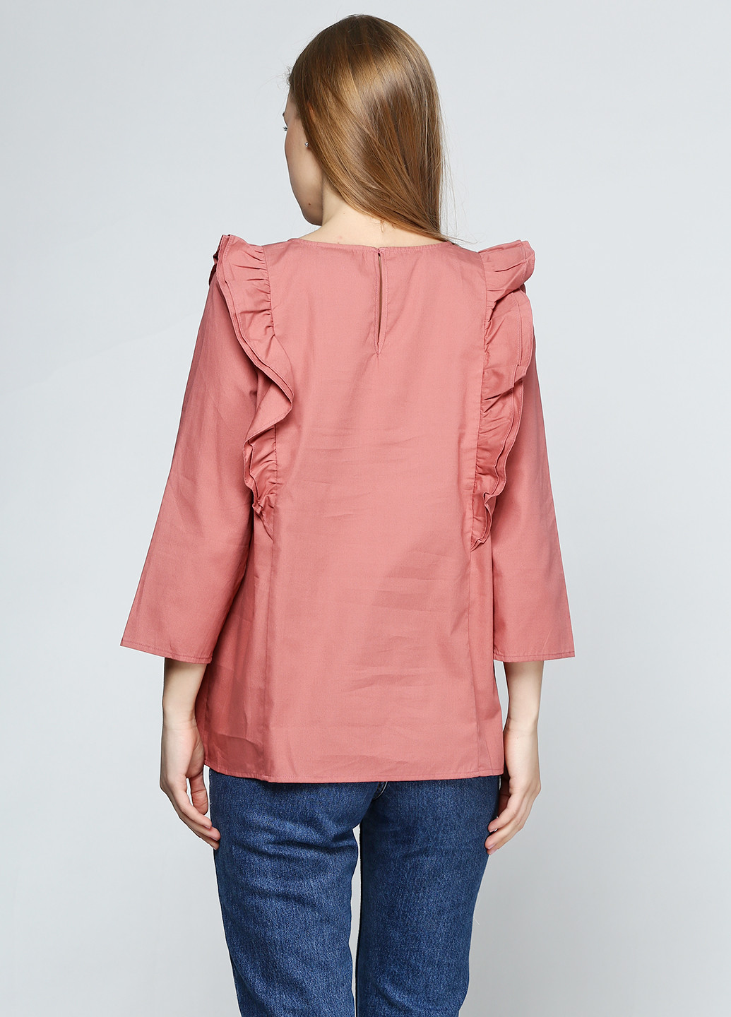 Терракотовая демисезонная блуза Vero Moda