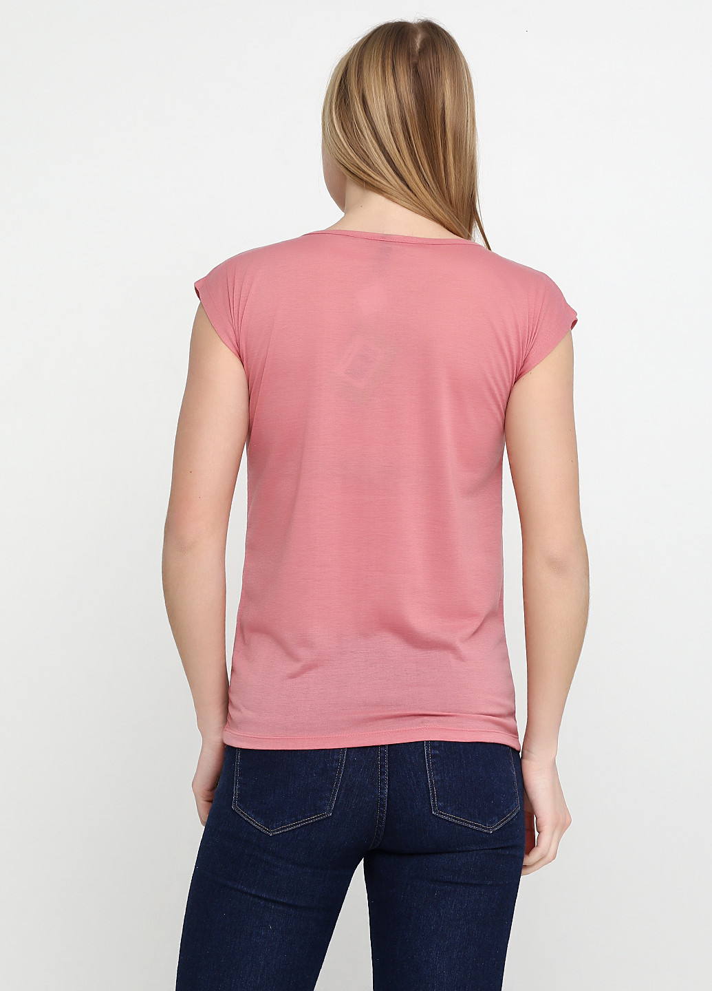 Розовая летняя футболка Spora